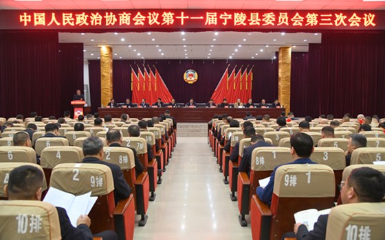 政协第十一届宁陵县委员会第三次会议召开表彰大会