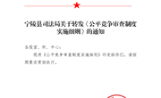 宁陵县司法局关于转发《公平竞争审查制度实施细则》的通知