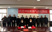 我县与桂柳牧业集团举行白鹅产业项目签约仪式